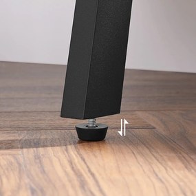 Éjjeliszekrény nyitott polccal, rusztikus barna 46x35x51 cm