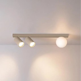 Brilagi - SELE BALL irányítható spotlámpa 2xGU10/30W/230V + 1xG9/10W bézs