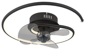 Globo Koren 03660 távirányítós mennyezeti ventilátoros lámpa, 30W LED, 2700K-6500K, 105-1660 lm