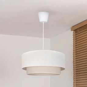 Brilagi - LED kábeles függőlámpa BOHO ECO 1xE27/10W/230V átmérő 40 cm krémszínű
