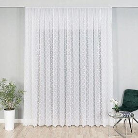 Sable Hímzett Függöny Ezüst Flitterek 350x270