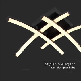 LED Mennyezeti lámpa LED/24W/230V 3000K fekete