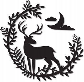 3D Panel Szarvas Kép Áttört Fali Dekoráció Ajándék Vadász Dekoráció