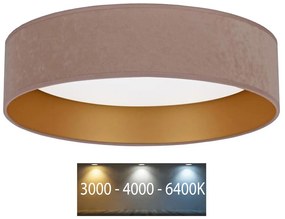 Brilagi Brilagi - VELVET LED mennyezeti lámpa 24W 230V 3000/4000/6400K bézs/arany BG0270