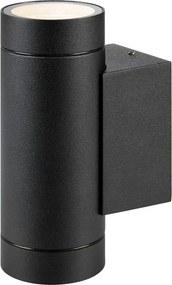 MARKSLÖJD 107916 PIPE Modern Kültéri Fali Lámpa Fekete GU10 IP44