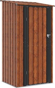vidaXL Kertiszerszámos házak Barna 103 x 86 x 200 cm Fém