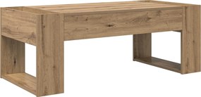 vidaXL Dohányzóasztal Artisan tölgy 110 x 50 x 41 cm Faanyag