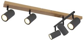 Globo 57911-5G - spotlámpa ROBBY 5xGU10/35W/230V barna/fekete