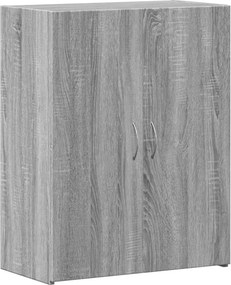 vidaXL szürke sonoma színű szerelt fa irattartó szekrény 60x32x77,5 cm
