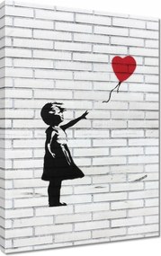 Vászonkép 40x60 Lány lufival