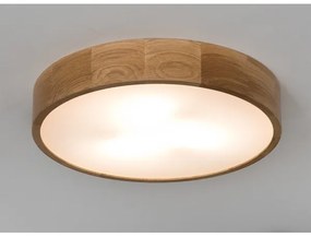 OAK mennyezeti lámpa 3xE27/60W/230V tölgy, Ø 47,5 cm