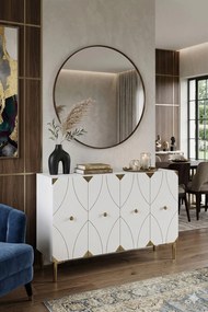 Alfa 120 - White, Gold
