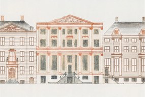 Fali fotótapéta Étkezőbe Klasszikus épületek 104x70 Ragasztó