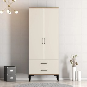 Kumsal T - Walnut, Cream