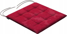 Károly székpárna 40x40 akantusz levelek bordó alapon