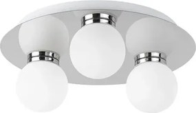 Beltéri mennyezeti lámpa g9 3x28w fehér/króm becca