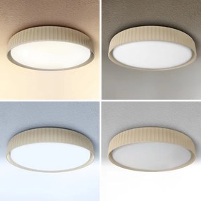 Brilagi -LED Fényerőszabályozható mennyezeti lámpa LUCIA LED/48W/230V átm. 41 cm bézs + távirányító