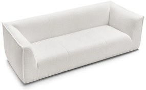 Fehér buklé kanapé 242 cm Giorgia – Bobochic Paris