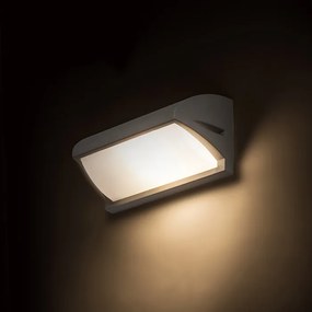 RENDL MORA fali lámpa ezüstszürke 230V LED E27 15W IP54