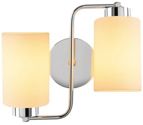 Fehér-ezüstszínű fali lámpa Balcova – Opviq lights