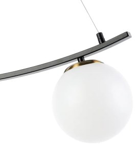 ONLI - Csillár zsinóron TRIO 3xE14/6W/230V fekete