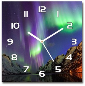 Szögletes fali üvegóra Aurora borealis pl_zsk_30x30_f_130538510