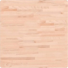 vidaXL tömör bükkfa négyzet alakú asztallap 70 x 70 x 2,5 cm