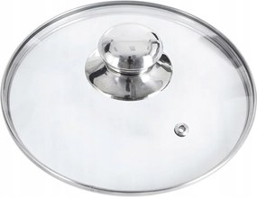 Üveg fedő serpenyő edény fedél univerzális 18 cm