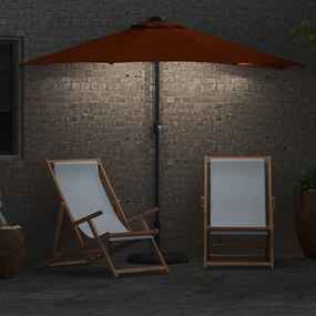 Kerti napernyő Terrakotta 294 x 150 x 224 cm szövet