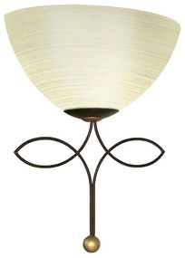 EGLO 89135 - BELUGA fali lámpa 1xE27/60W antik barna