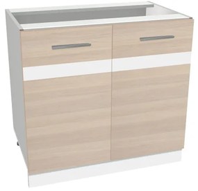 Salandra kétajtós alsó konyhaszekrény IC 80 Cappuccino N