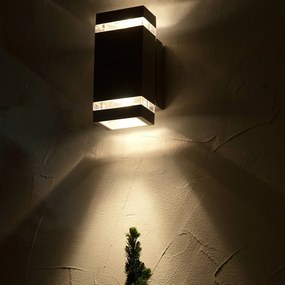 ELSTEAD JANNIK-LED2 JANNIK Modern Kültéri Fali Lámpa Sötét Szürke LED IP44