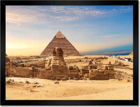 Poszterek keretben 40x30 Panoráma a piramisokra