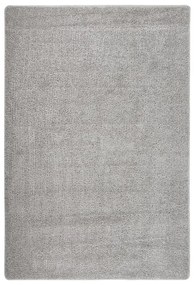 világosszürke csúszásmentes bozontos szőnyeg 140 x 200 cm