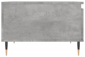 betonszürke szerelt fa dohányzóasztal 55x55x36,5 cm