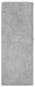 betonszürke fali szekrény 69,5x34x90 cm