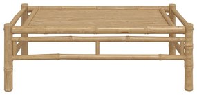bambusz kerti dohányzóasztal 100 x 55 x 33 cm