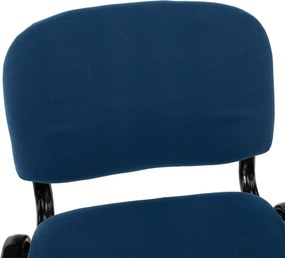 Irodai szék, sötétkék, ISO ECO