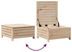 vidaXL 3 részes tömör fenyőfa kerti kanapészett