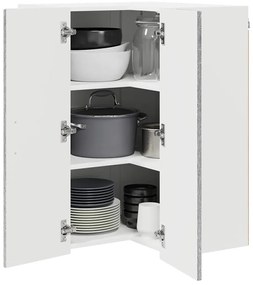 Fali konyhaszekrény Szürke Sonoma 57 x 57 x 80 cm Faanyag