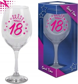 Pink XXL 580 ml-es pohár Szülinaposoknak 18 éves korig 18. Születésnapra