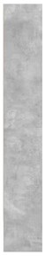 betonszürke szerelt fa könyvszekrény 80 x 30 x 189 cm