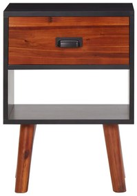 2 db tömör akácfa éjjeliszekrény 40 x 30 x 57 cm