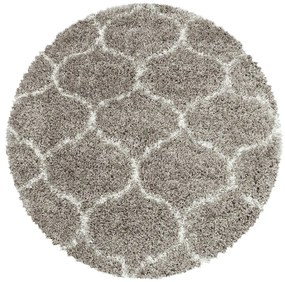 Bézs kerek szőnyeg ø 120 cm Salsa – Ayyildiz Carpets