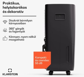 Klarstein DryFy Pro Connect 60 Smart, Párátlanító, WiFi, Kompresszor, 60l/24 h, 45-65 m²