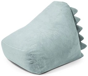 Mentazöld kordbársony gyerek babzsákfotel Snug 80 Dragon – SLOWDOWN