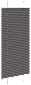 pliszírozott redőny fekete 65x150 cm szövetszélesség 64,4 cm