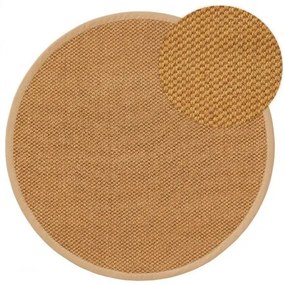 Szizál szőnyeg Greta Beige o 200 cm kör alakú
