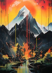 Poszter 64x90cm Hegyi alkímia