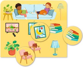 Társasjáték - Házban és ház körül - Loto The house